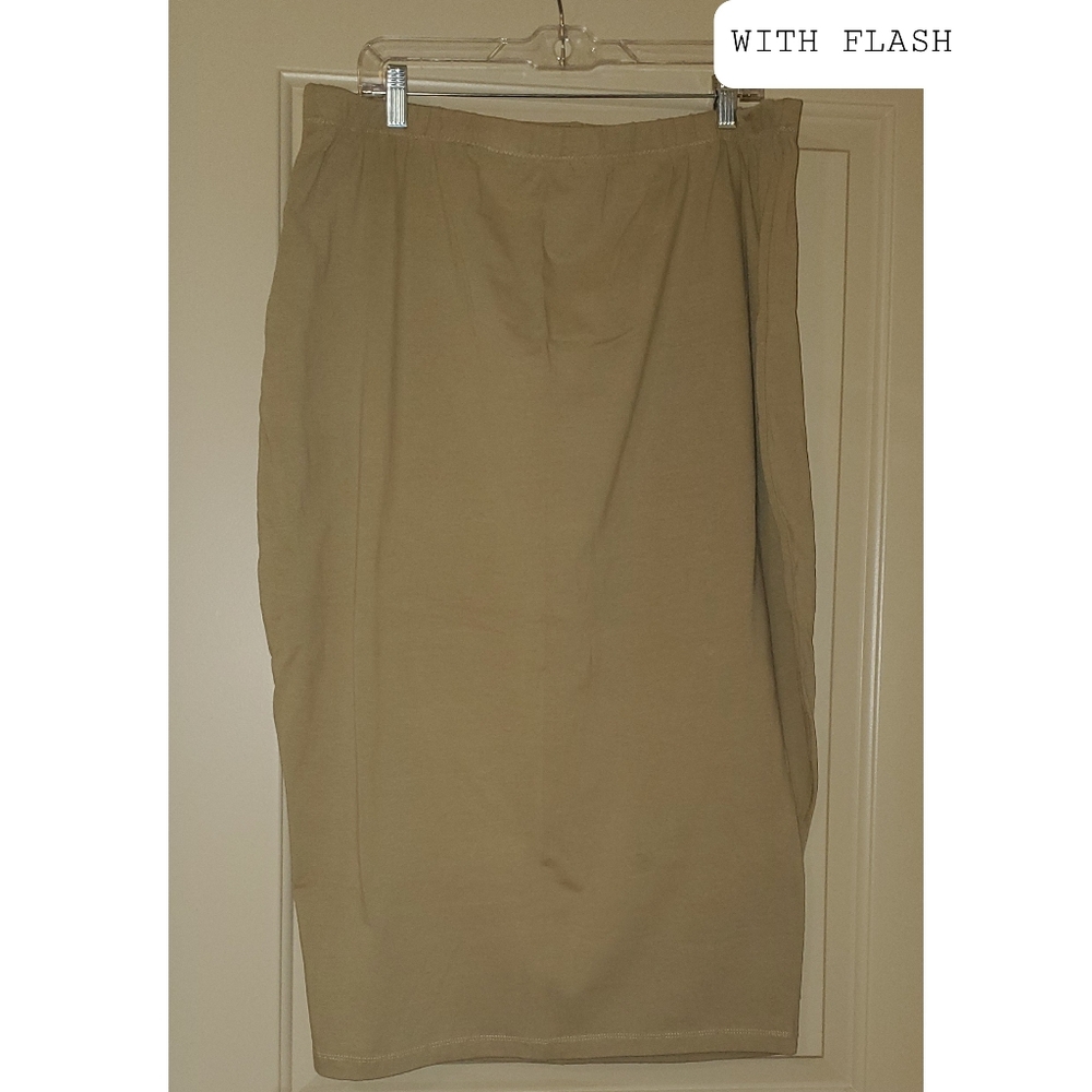 PLUS SIZE Size 4x Rebdolls Nude/Tan Midi Skirt